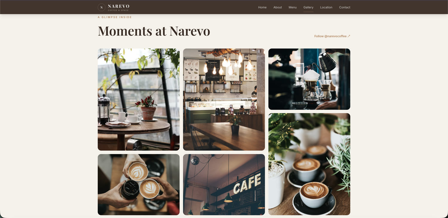 Dokumentasi NAREVO COFFEE — visual 4