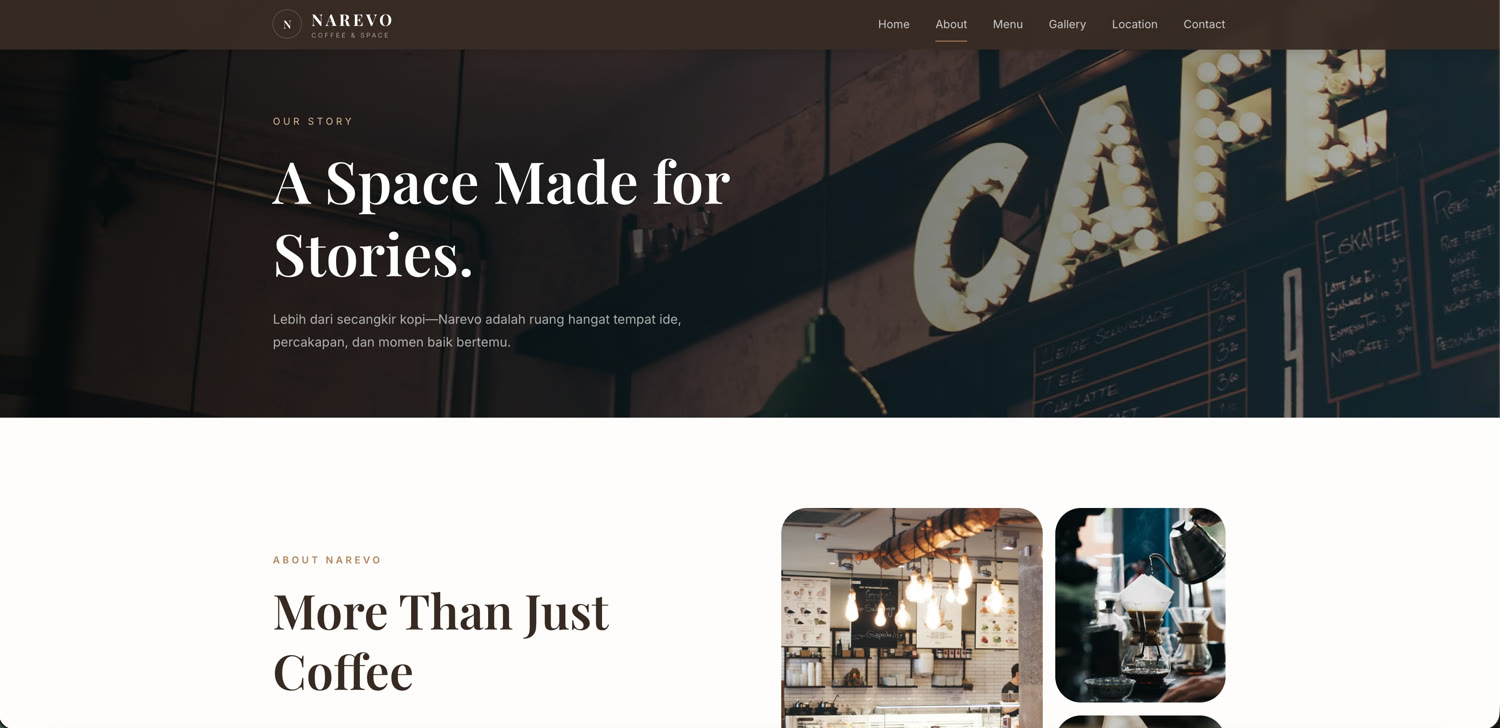 Dokumentasi NAREVO COFFEE — visual 3