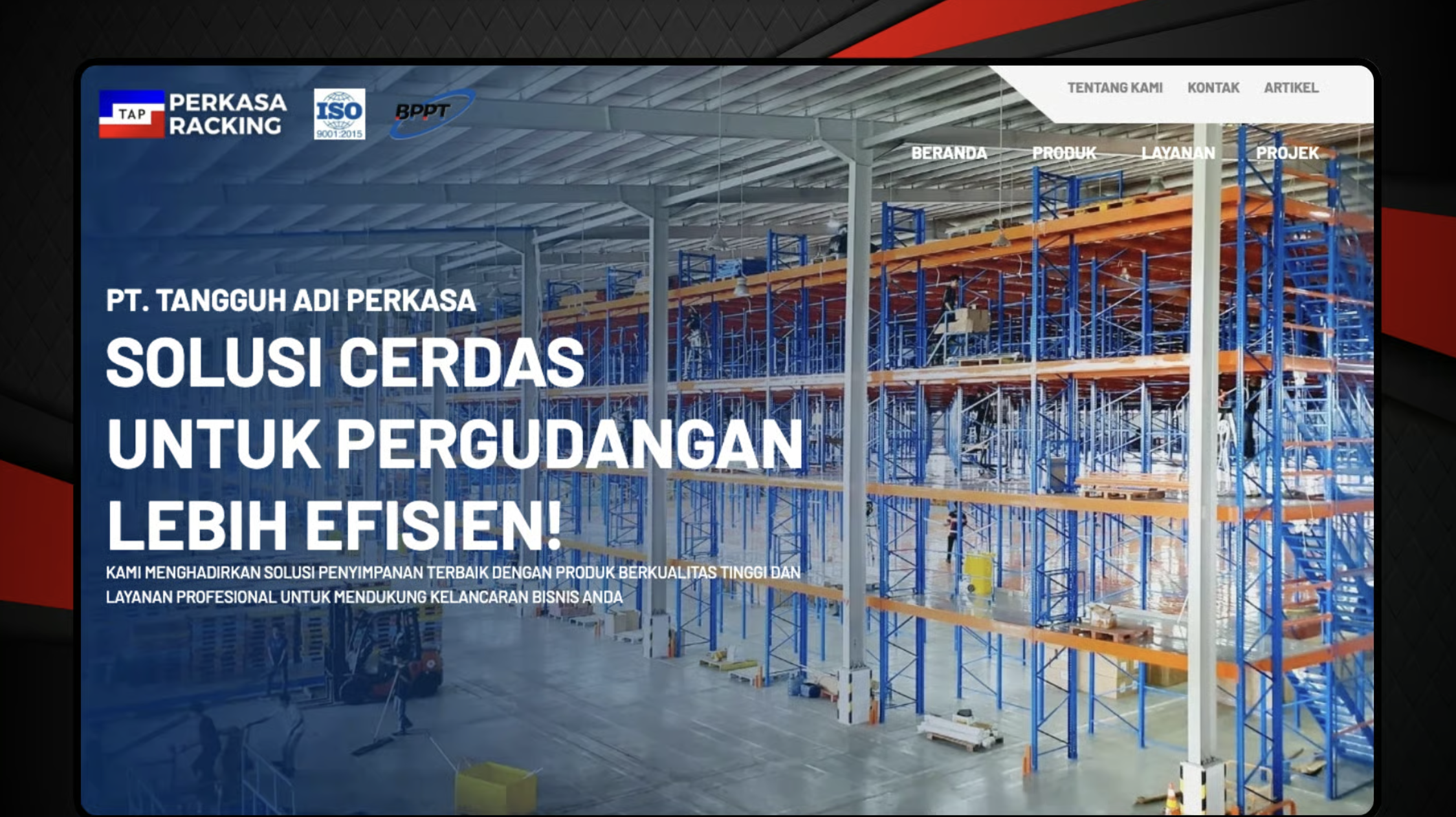 Dokumentasi project PERKASA RACKING