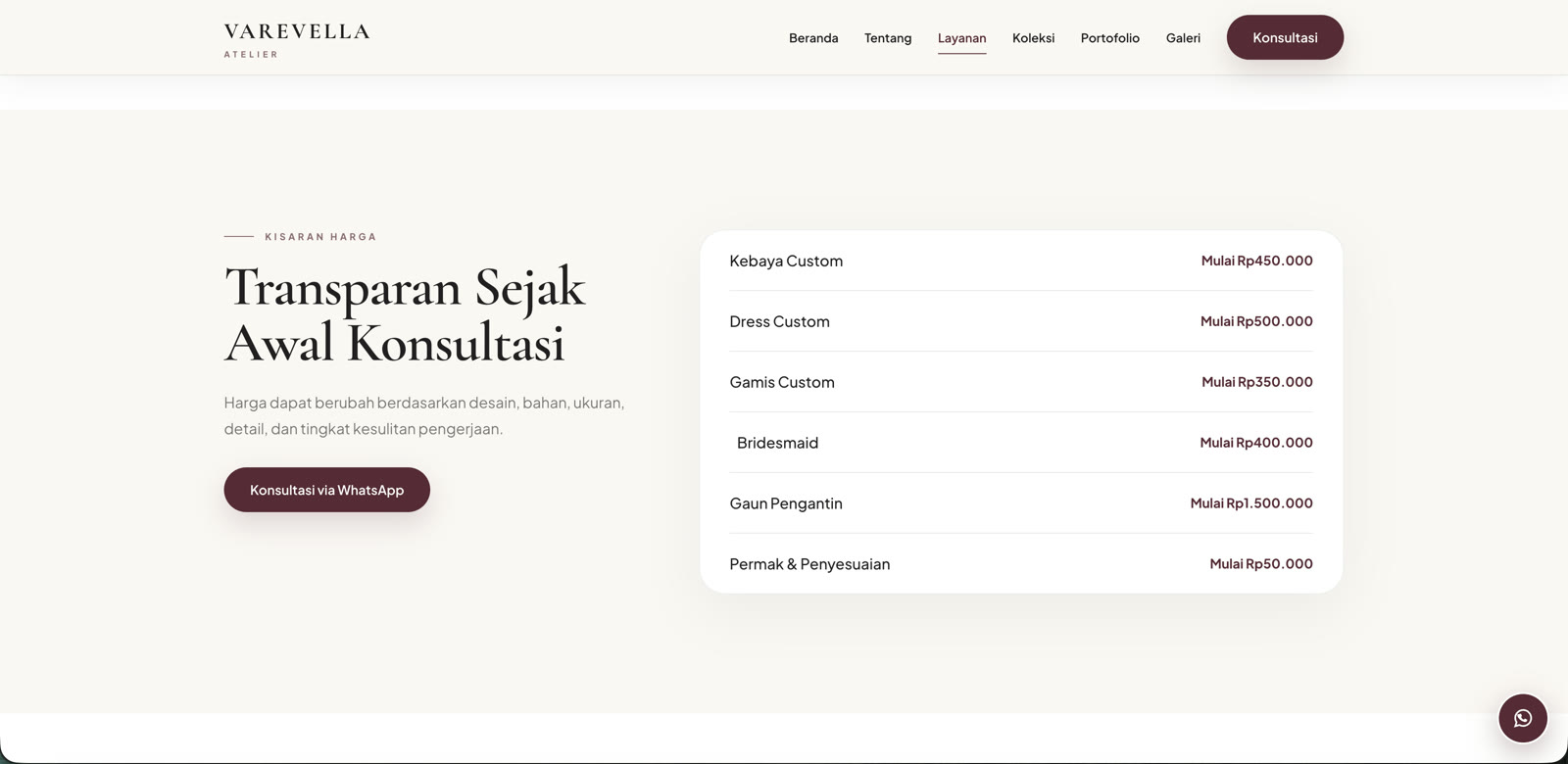 Dokumentasi VAREVELLA ATELIER — visual 3